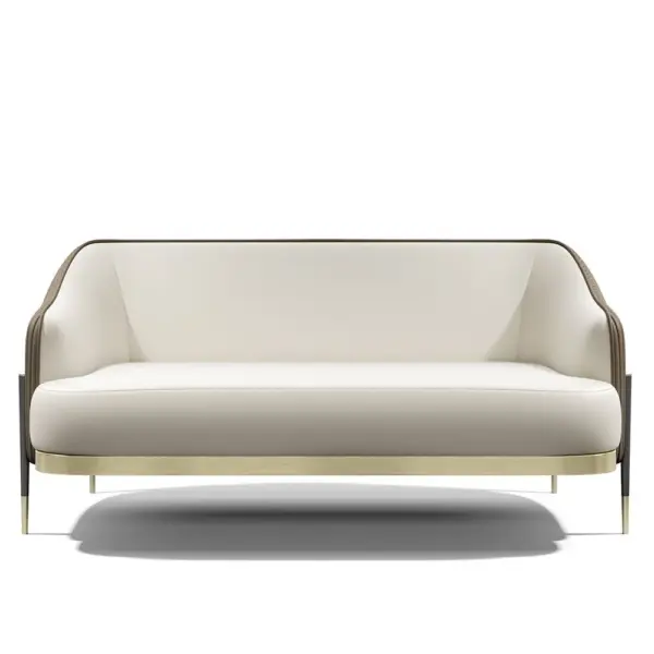 Ivory Low-profile Slender Sofa