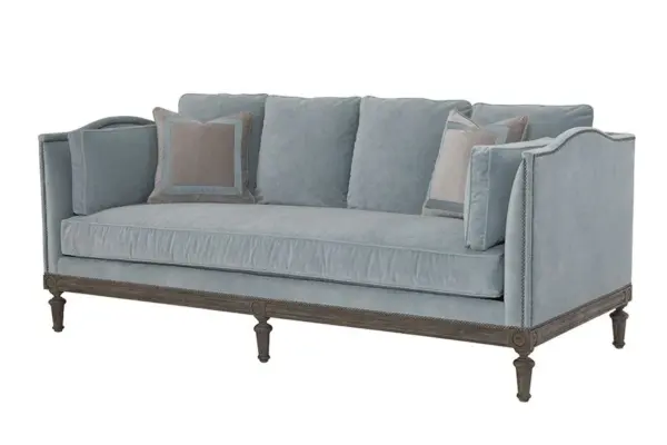 Blue Square Framed Sofa