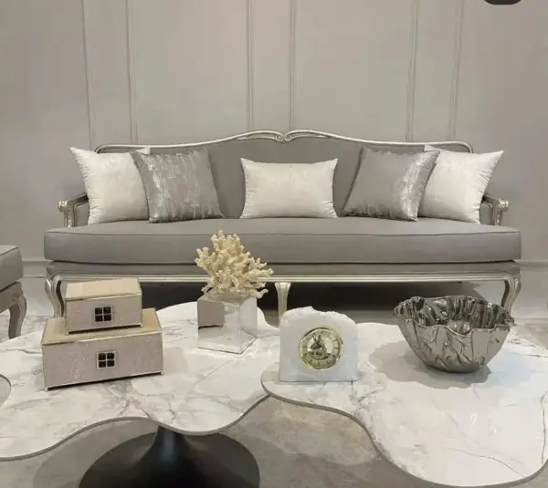 Grey Framed Low-profile Living Room Seating
