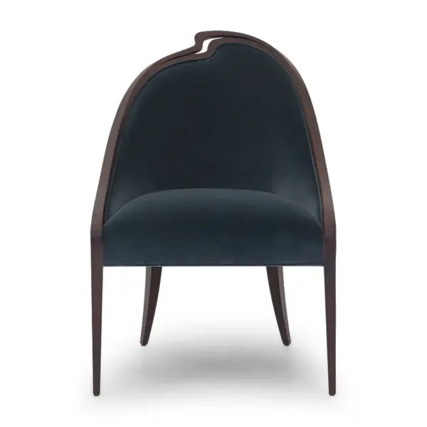 Black Arched Dark-tone Lounge Chair