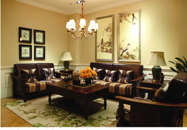 Dark-tone Smooth-upholstered Button-tufted Sofa
