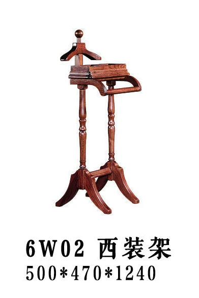 Dark-tone Valet Turned-leg Furniture Accessory