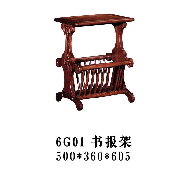 Dark-tone Open-shelf Slatted Bookcase