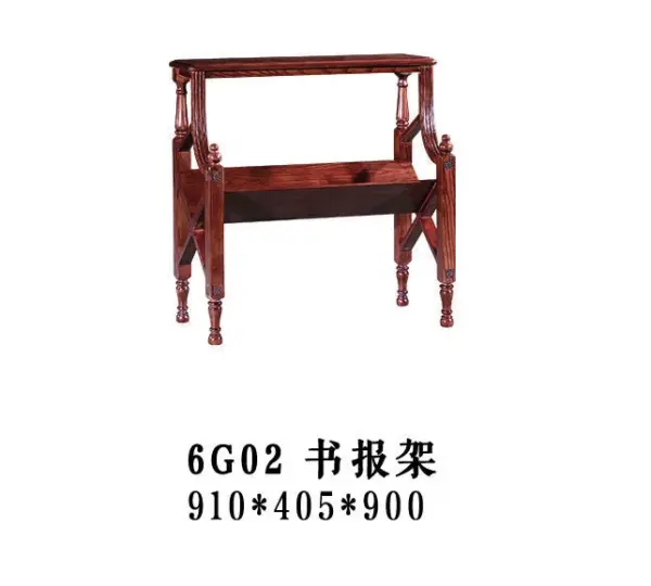 Dark-tone Open-shelf Curved Bookcase