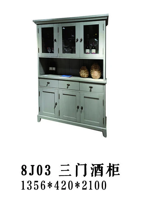 Grey Glass-front Open-shelf Display Cabinet